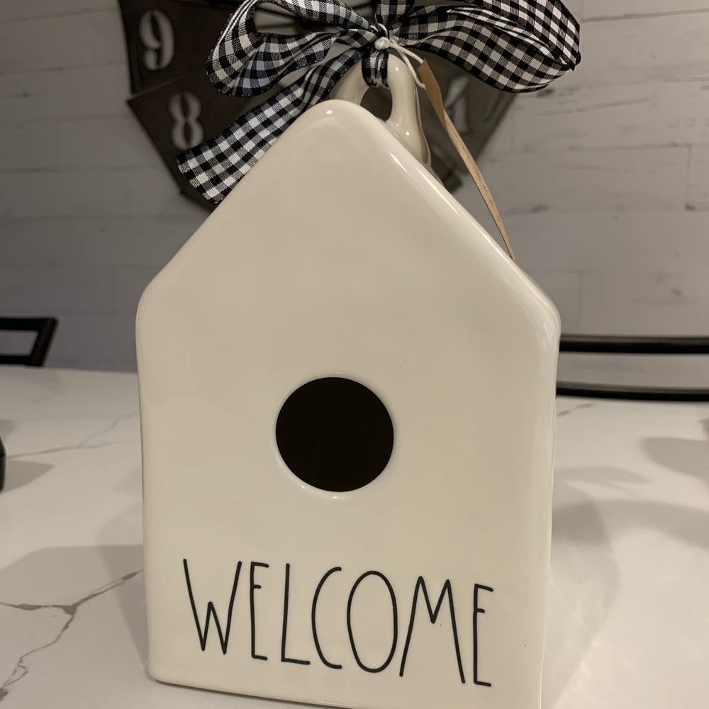 Rae Dunn WELCOME Birdhouse